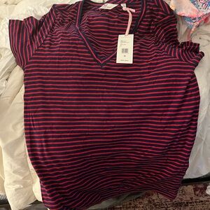 Vineyard vines, women’s striped T-shirt, size medium new with tags